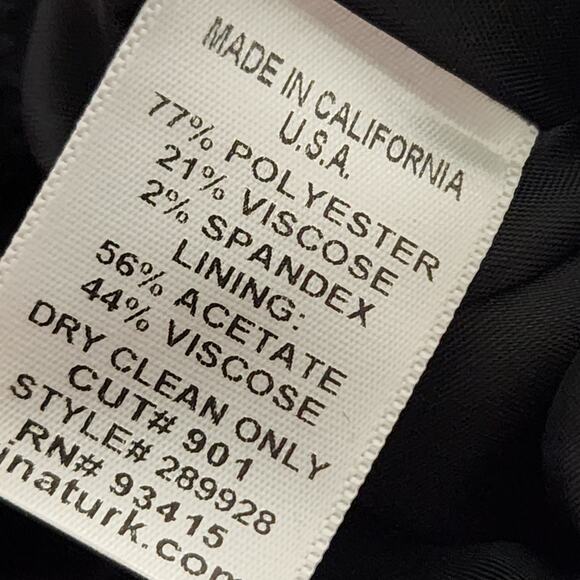 Trina Turk Black Size 6 Midi Skirt - Picture 6 of 6